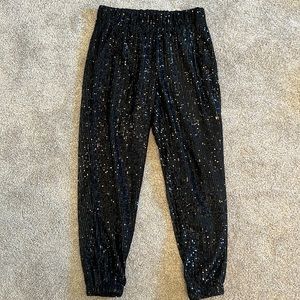 Sequin joggers!!!